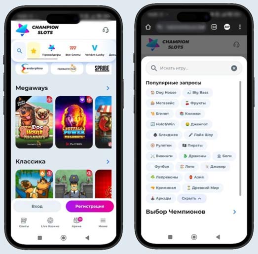 Каталог развлечений
